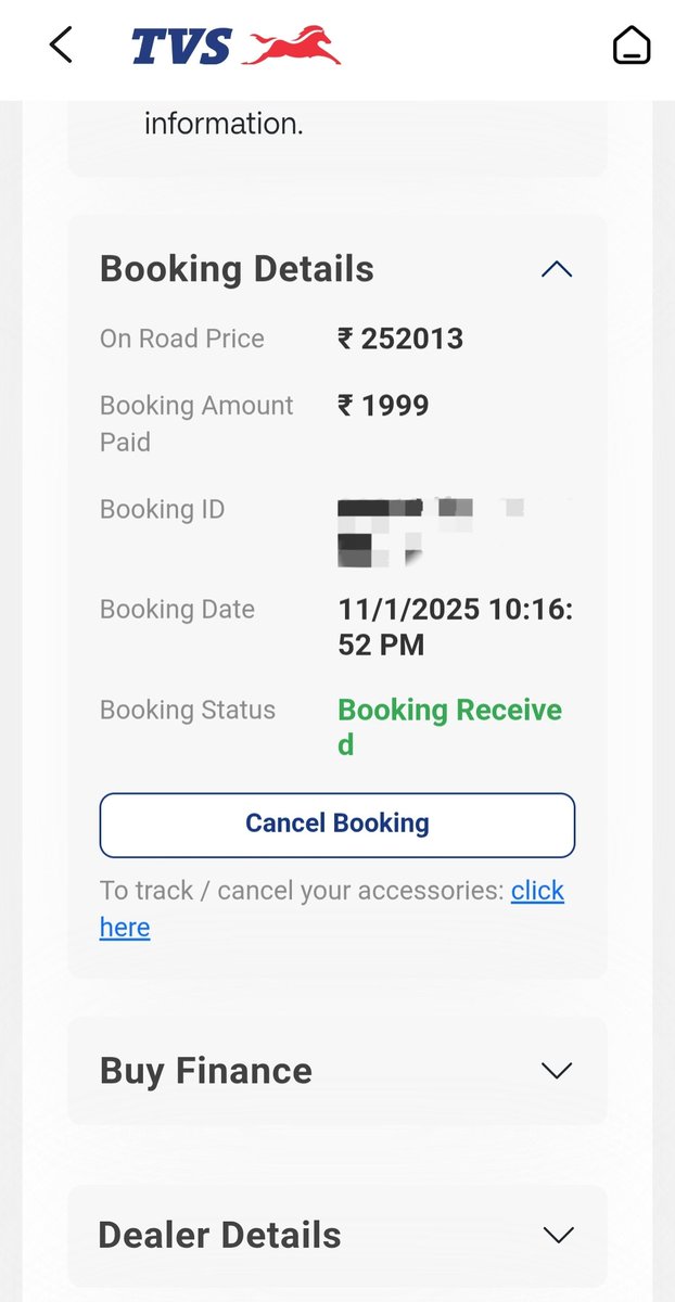 drprio007's tweet photo. I booked a top variant RTX 300 on 1st November 2025. Till date i have not received my  bike and there is no information about when i will get it. It will be 4 months since booking on 1/3/2026. @tvsmotorcompany  should i be kept hanging with uncertainty? Or do you have any answer? https://t.co/XhozElsB18