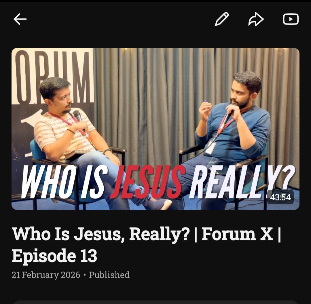 TheCrossPurpose's tweet photo. *Who Is Jesus, Really?*

Explore the historical and theological identity of Jesus as Mike &amp; Ashok dives deep into His exclusive claims and the reality of the gospel. 

Join the conversation and uncover who Jesus truly is by watching the full video here:
https://t.co/kLK5r92Hm7 https://t.co/lNRnDDiSsM