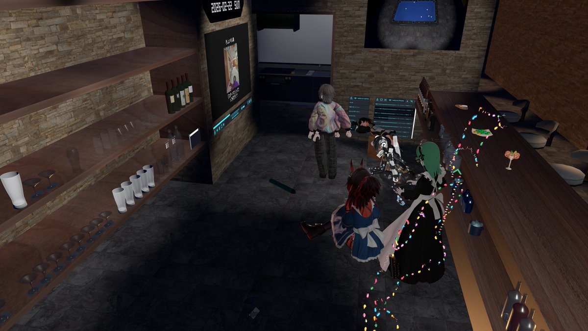 amaayakan's tweet photo. 今日の #VRChat
三連休中日といえば #Bar_I https://t.co/940rkEoFa3