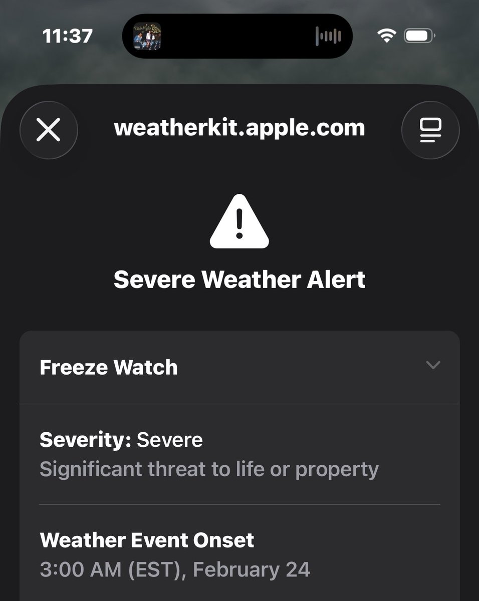 not again it was finally getting warm here