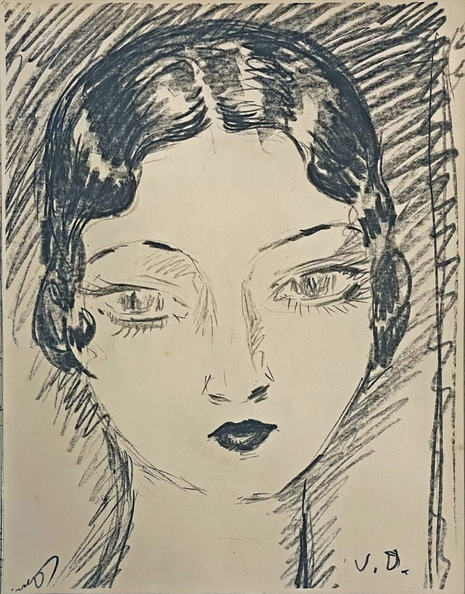 Kees van Dongen Portrait de Jeune Femme, 1929