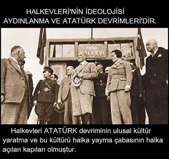 Dede38__'s tweet photo. ATATÜRK'ÜN AYDINLANMA KURUMU..🇹🇷🇹🇷🇹🇷
📌Halkevleri, Cumhuriyetin kuruluşuyla birlikte modern, laik, inkılapçı bir ulus devlet oluşturma çabaları kapsamında Atatürk’ün Halkçılık ilkesi doğrultusunda bir yaygın eğitim kurumu olarak kurulmuştur. Cumhuriyet öncesinde benzer beklentilerle kurulan Türk Ocaklarının zamanla Cumhuriyetin yeni kadrosuyla ihtilafa düşmesi, halk kesimleriyle istenilen düzeyde diyaloğa girememesi, yeni ve farklı bir kurumsal yapının gerekliliğini ortaya çıkarmıştır. Serbest Fırka deneyimi ve Menemen Olayı inkılapların halk arasında tam olarak yerleşmediğini göstermiş, Mustafa Kemal Paşa ülkede yaşanan problemleri yerinde görmek amacıyla 1930 yılı sonlarında bir yurt gezisine çıkmış ve bu gezi sırasında Halkevlerini kurma düşüncesi ortaya çıkmıştır.
19 Şubat 1932’de resmen faaliyetine başlayan Halkevleri, aynı gün 14 ayrı merkezde açılmıştır.
📌 Bunların yaşama geçirilmesi maksadıyla Halkevlerinde 9 ayrı kol oluşturularak çalışmalara başlanmıştır. Bu kollar Dil ve Edebiyat, Güzel Sanatlar, Temsil, Spor, Sosyal Yardım, Halk Dersaneleri ve Kurslar, Kütüphane ve Yayın, Köycülük ve Tarih ve Müze kolları şeklinde sınıflandırılmıştır.
,📌Halkevlerinin en etkin şubelerinden biri olan dil, edebiyat ve tarih şubesinin hedefi, bulunduğu yerin genel kültür seviyesinin yükseltilmesini sağlayacak konularda konferanslar düzenleyerek cumhuriyet ve inkılap prensiplerinin kökleşmesine; memleket sevgisinin ve vatandaşlık görevi duygusunun yükselmesine yol açmaktır. Bu konudaki çalışmaların halka duyurulabilmesi amacıyla da dergiler yayınlanmış ve yayınlanmakta olan diğer dergi ve gazetelerde de amaçları doğrultusunda yayınlar yapılmıştır.
📌Güzel sanatlar şubesinin görevi musiki, resim, heykeltraşlık, mimarlık ve tezyini sanatlar gibi çeşitli sanat dallarında yetenekli insanları teşvik ve himaye ederek, bulundukları yerin sanatsal anlayış seviyesini yükseltmektir. Yeni bir anlayış olarak müzikte gayenin uluslararası musiki ve söyleniş tarzını esas tutmak ve bunu uygulamak olduğu vurgulanmaktadır. Ayrıca halkın milli marşları ve şarkıları öğrenmesine yardım ederek bunların milli günlerde milletçe hep bir ağızdan söylenmesini sağlamak en önemli görevleri arasındadır.
Spor şubesinde Türk gençliğinin ve Türk halkının sporu bir kütle hareketi ve milli bir faaliyet haline getirmesi gerektiği vurgulanarak çeşitli spor dallarında faaliyetlerin teşvik edilmesi gerektiği belirtilmektedir.
📌Halkevleri için kütüphane ve neşriyat şubesinin önemi de büyüktür. Halkevi kurulmasının şartlarından biri bir kütüphane ve okuma odasının oluşturulmasıdır. Şubenin amacı, milli kültürü besleyecek eserleri çoğaltmak ve mümkün olduğu kadar her zümrede okuma zevkini uyandırmak için mümkün olan tedbirleri almaktır.
📌Köycülük şubesi köylerin sıhhi, medeni ve sosyal gelişiminin sağlanmasına, köylü ile şehirli arasında sevgi ve uyum duygularının güçlenmesine çalışmaktadır. Bu doğrultuda kır bayramları düzenlenerek kaynaşma sağlanmakta, imkan olmayan yerlerde köylülere okuma yazma öğretilmekte, on beş günde bir okuma yazma bilmeyen köylülerin mektupları yazılmakta, himayeye muhtaç olanların resmi işlerini kolaylaştırmaya yardım edilmektedir. Köy öğretmenleri doğal üyeleri olarak bahsedilen işlerle bizzat ilgilenmektedirler.
📌Dil, tarih ve edebiyat şubesinin ilk üç yıllık faaliyetine bakıldığında çalışmaların oldukça verimli geçtiği görülmektedir.Halkevleri Anadolu’nun birçok yerinde bulunmaktaydı. 1932 yılında 14 olan halkevi ve halk odası sayı 1950 yılında 479 yükselmiştir.
Halkevlerinin ülkenin kültürel ve sosyal hayatında ne kadar önemli bir yeri olduğu yapılan çalışmalarda görülmektedir..
Halkevlerinin 19 yıl süren ilk dönem çalışmaları, 1951 yılında Demokrat Parti tarafından verilen Halkevlerinin kapatılmasına ilişkin yasa tasarısının 8 Ağustos 1951’de yürürlüğe girmesi ile son bulmuştur...
Kyn. Atatürk https://t.co/mC4ltZXESP..
(TOKSOY, Nurcan, Halkevleri; Bir Kültürel Kalkınma Modeli Olarak, Orion Kitabevi, Ankara 2007)