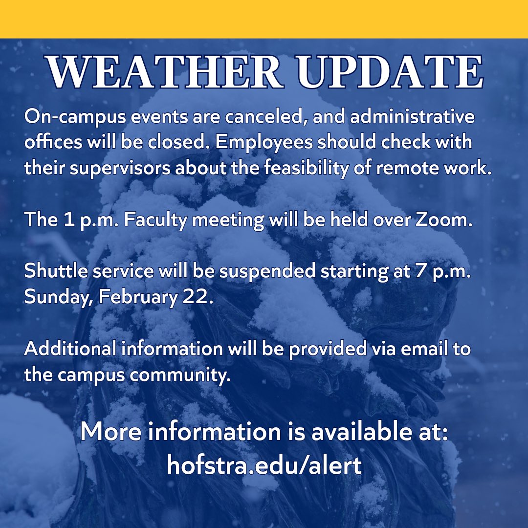 Hofstra University tweet media