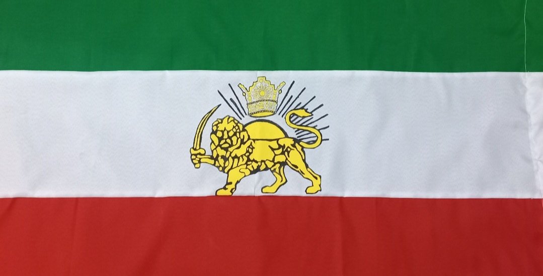 خودم دوختمش و کشیدمش 🥹 طرح زیادی دیدم ولی تاج دارش رو کشیدم...
بابام دید گفتش بعد از ۴۷ سال دوباره پرچم شیر و خورشید رو دیدم🥹
آره کابوس آخوندی تمام شد🇮🇷