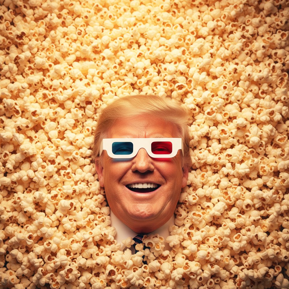 PapiTrumpo's tweet image. I TOLD YOU WE NEEDED MORE POPCORN!!!🍿🍿🍿