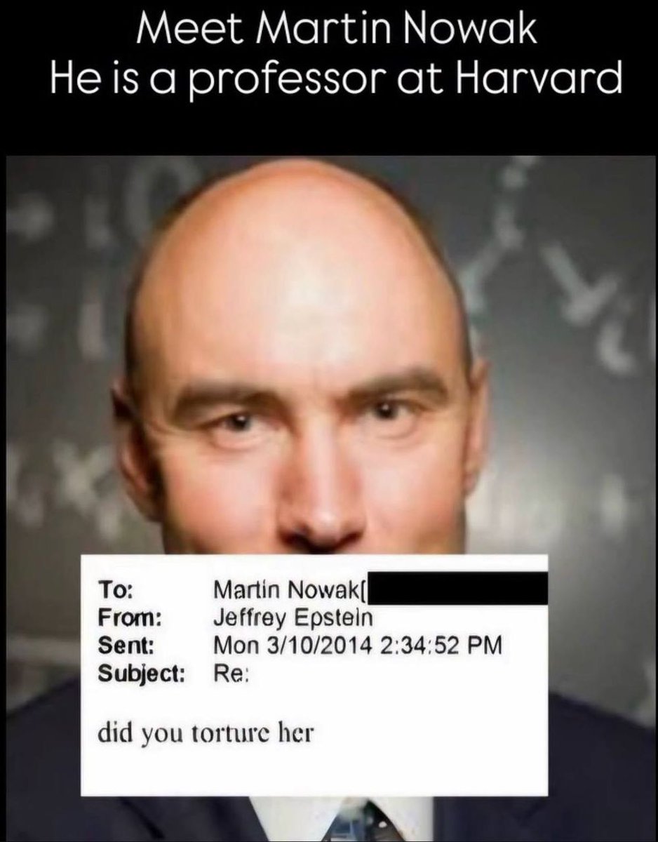 #MartinNowak
#Harvard 
#ExposeThemAll
