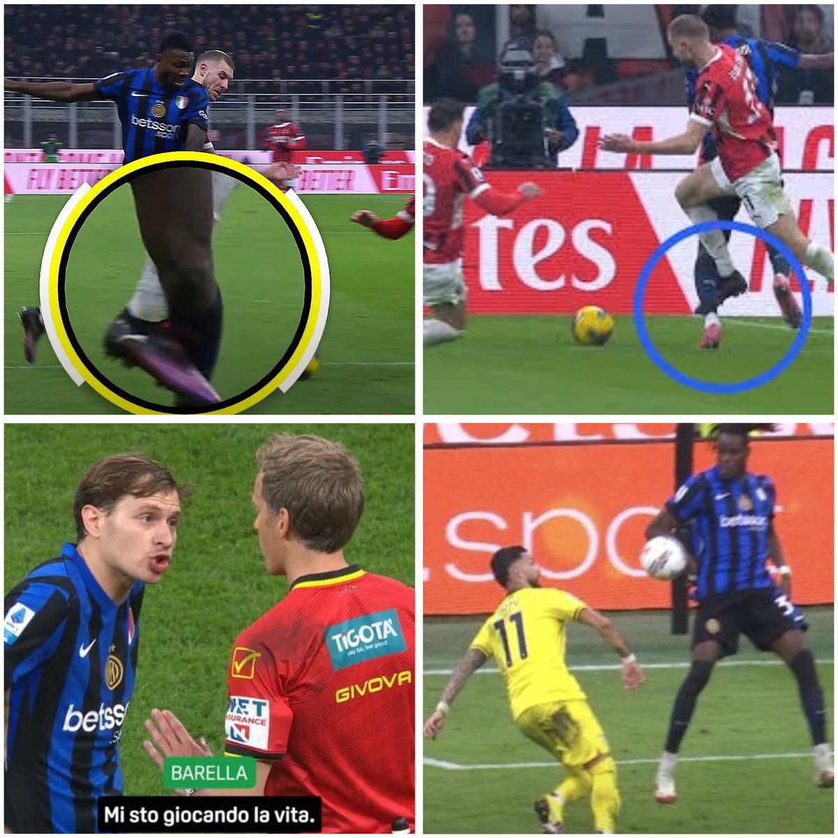 Adesso Chiffi non va più bene; quando invece l’anno scorso li aiutava a RUBARE lo scudetto, era tutto a posto.