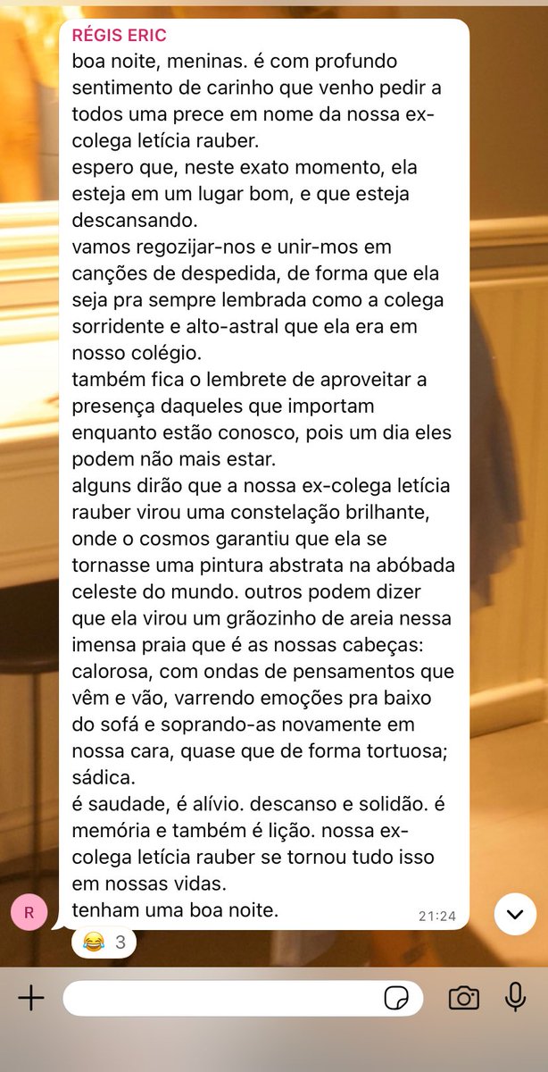 myawlet's tweet image. eu amo o régis não tem como
a cada 4 meses ele solta que eu morri