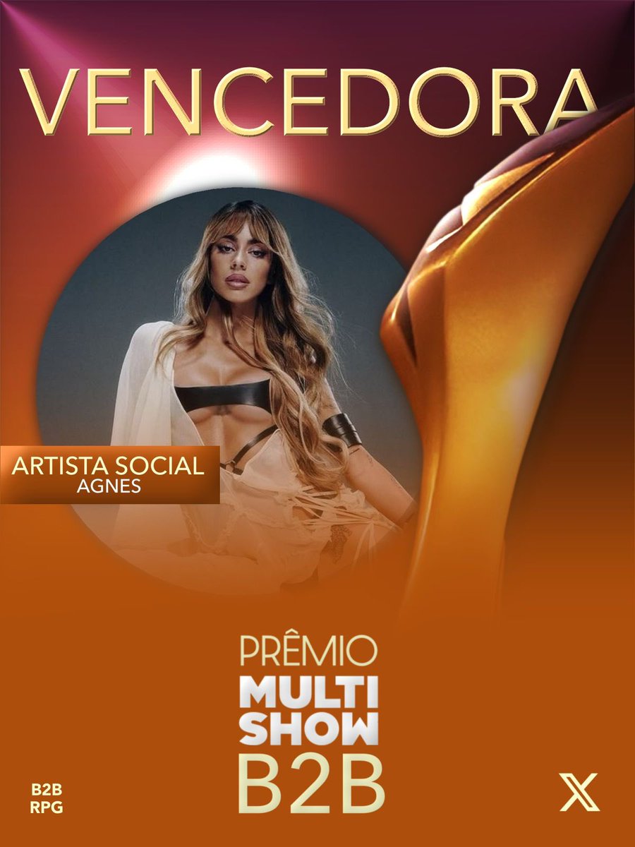 🏆 Artista Social do Ano: <a href="/AgnesCarvajal/">Agnes Carvajal 🥀</a>