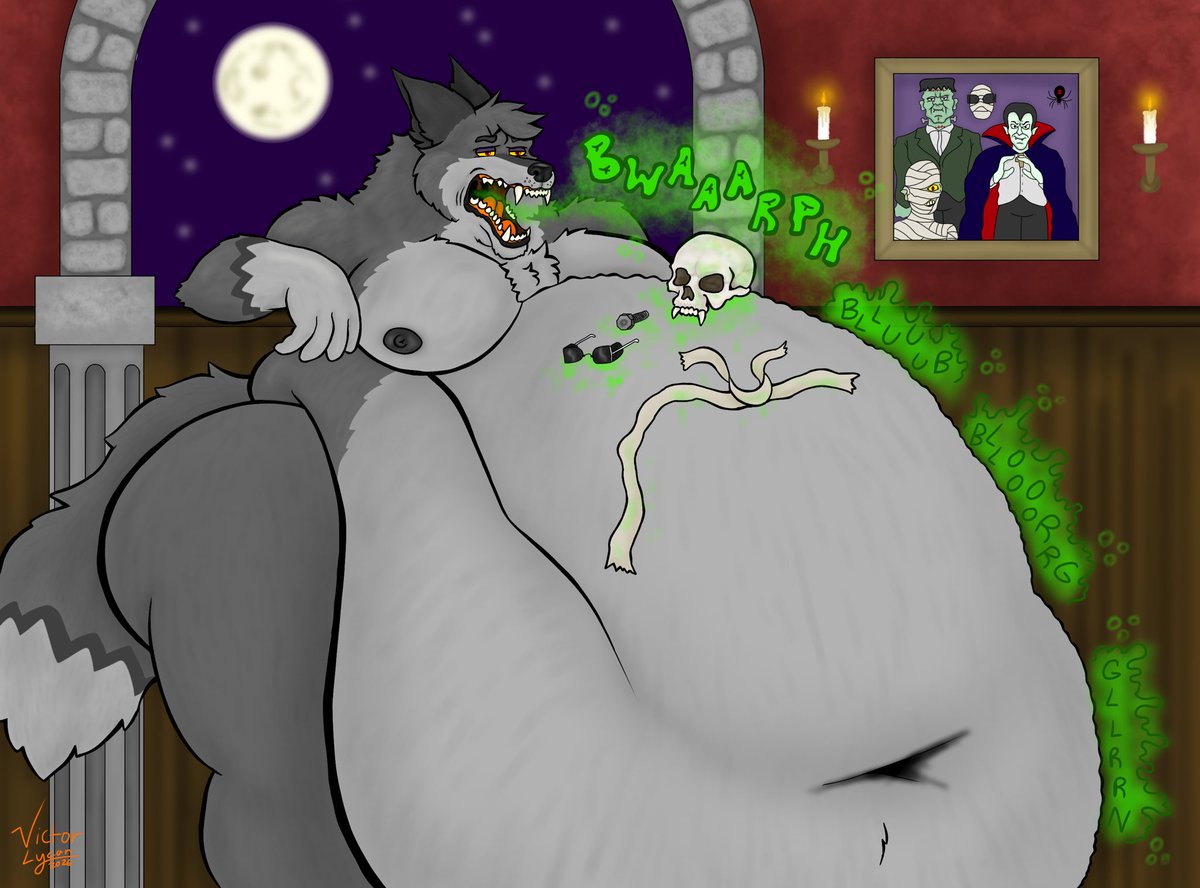 WerewolfDadVic's tweet photo. When I say I have a “monster appetite” I mean it~ https://t.co/o27X7b23IC