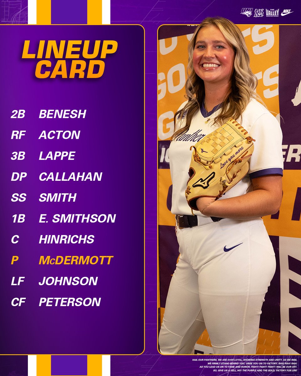 UNISoftball's tweet photo. Last day of competition! First boots on the ground against Lamar!

#EverLoyal | #1UNI https://t.co/5riYNdWC0r