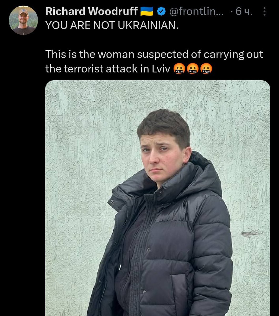 If British grifter Woodruff says you aren't Ukrainian, you aren't Ukrainian...🤷‍♂️