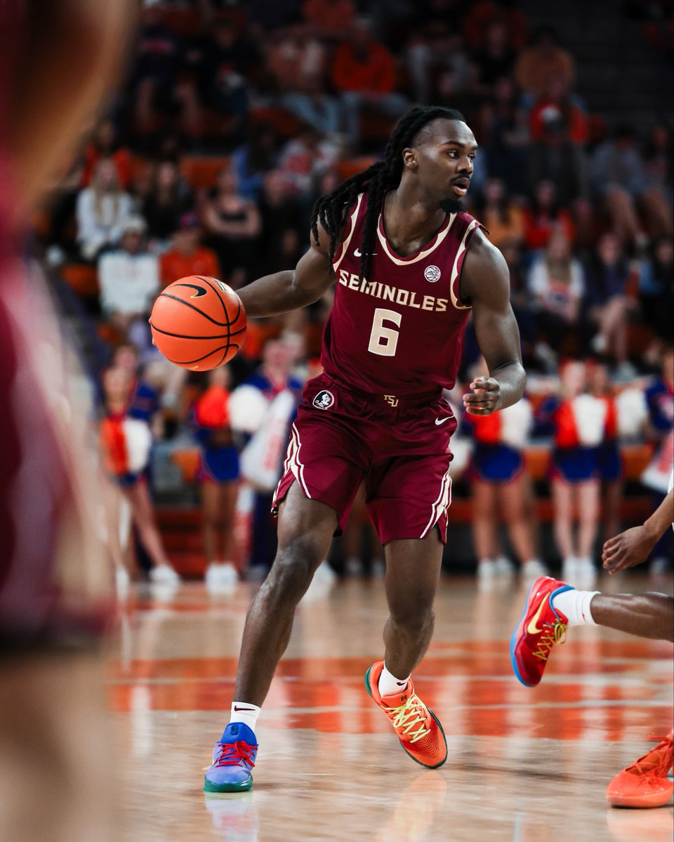 FSUHoops's tweet image. Clutch in Clemson. McCray V drops 29 and seals it – Mitchum Man of the Game.

#connected | @Mitchum