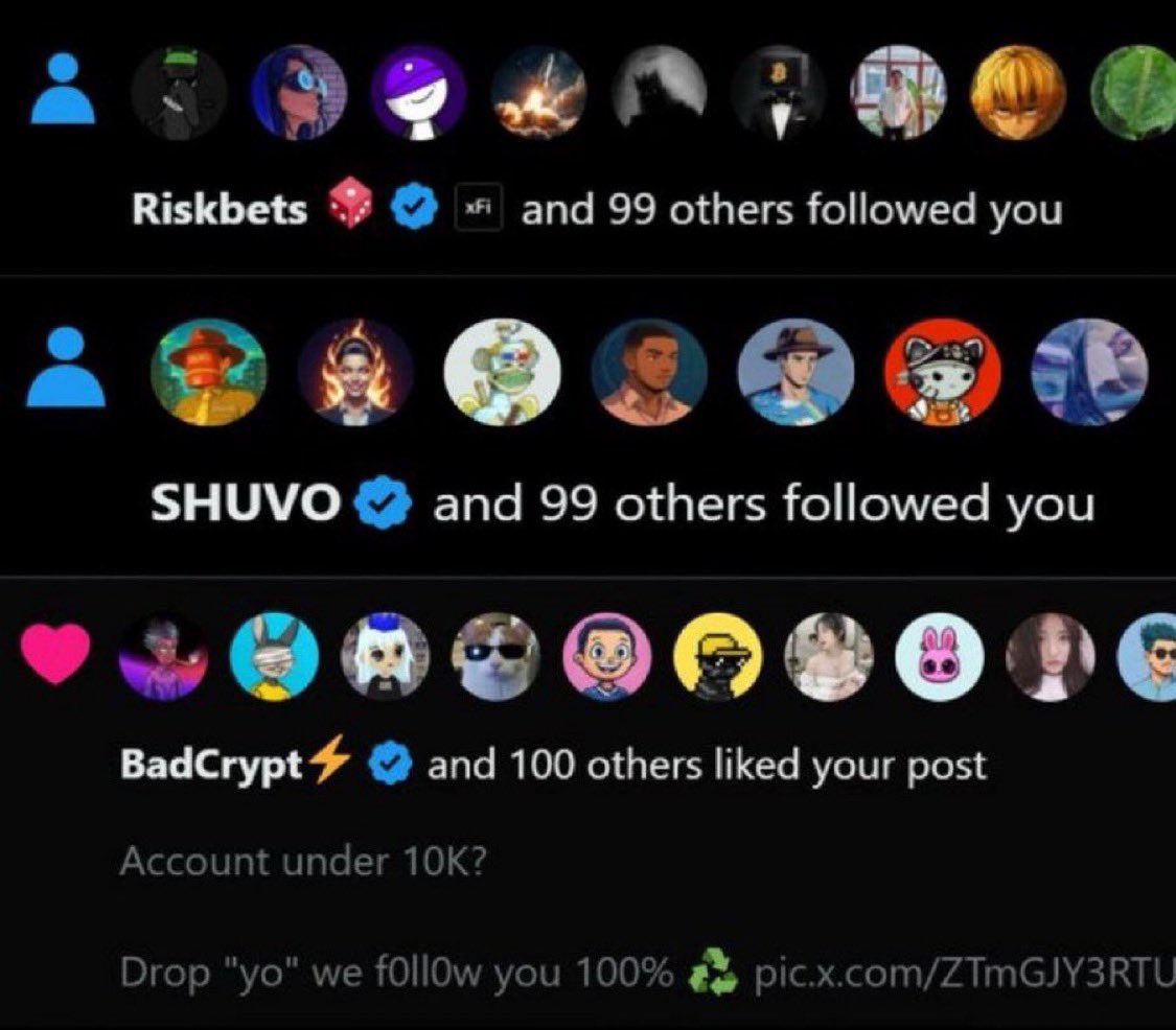 0xZeroBit's tweet photo. Gain 888+ organic Followers? 

 Say "HEY" below 🎊 

We all connected with you instantly https://t.co/AMmvTkKQKw