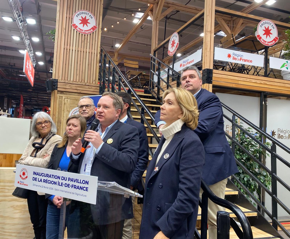 CAIDF's tweet image. SIA J2 | Inauguration du pavillon francilien 

@GreffinDamien : "Dans un contexte de défis pour la profession, chaque acteur a un rôle à jouer. #Installation La CAIDF a accompagné 135 porteurs de projet en 2025. Merci @iledefrance pour le soutien à l'agriculture francilienne"