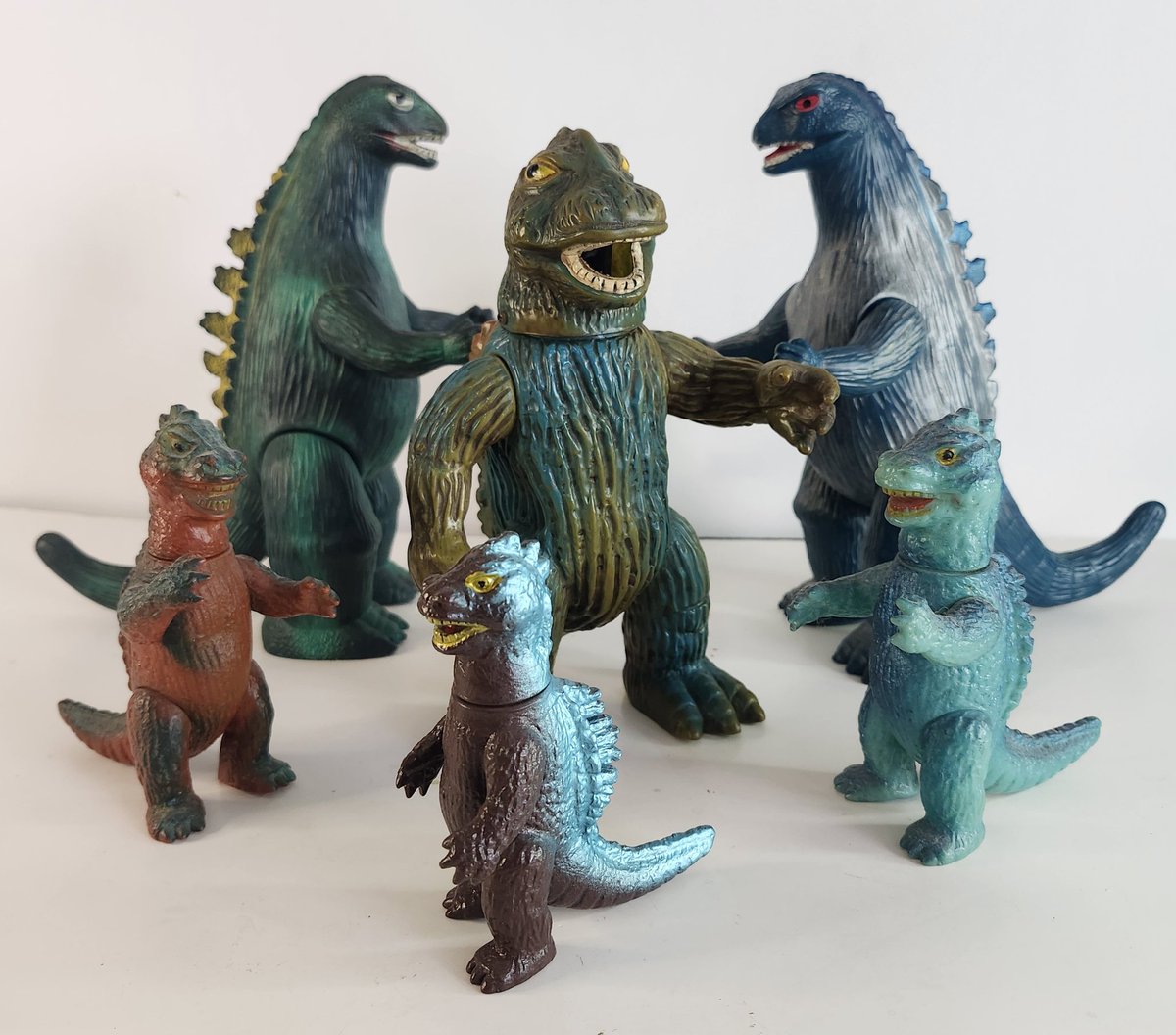 All my Bullmark Godzillas.