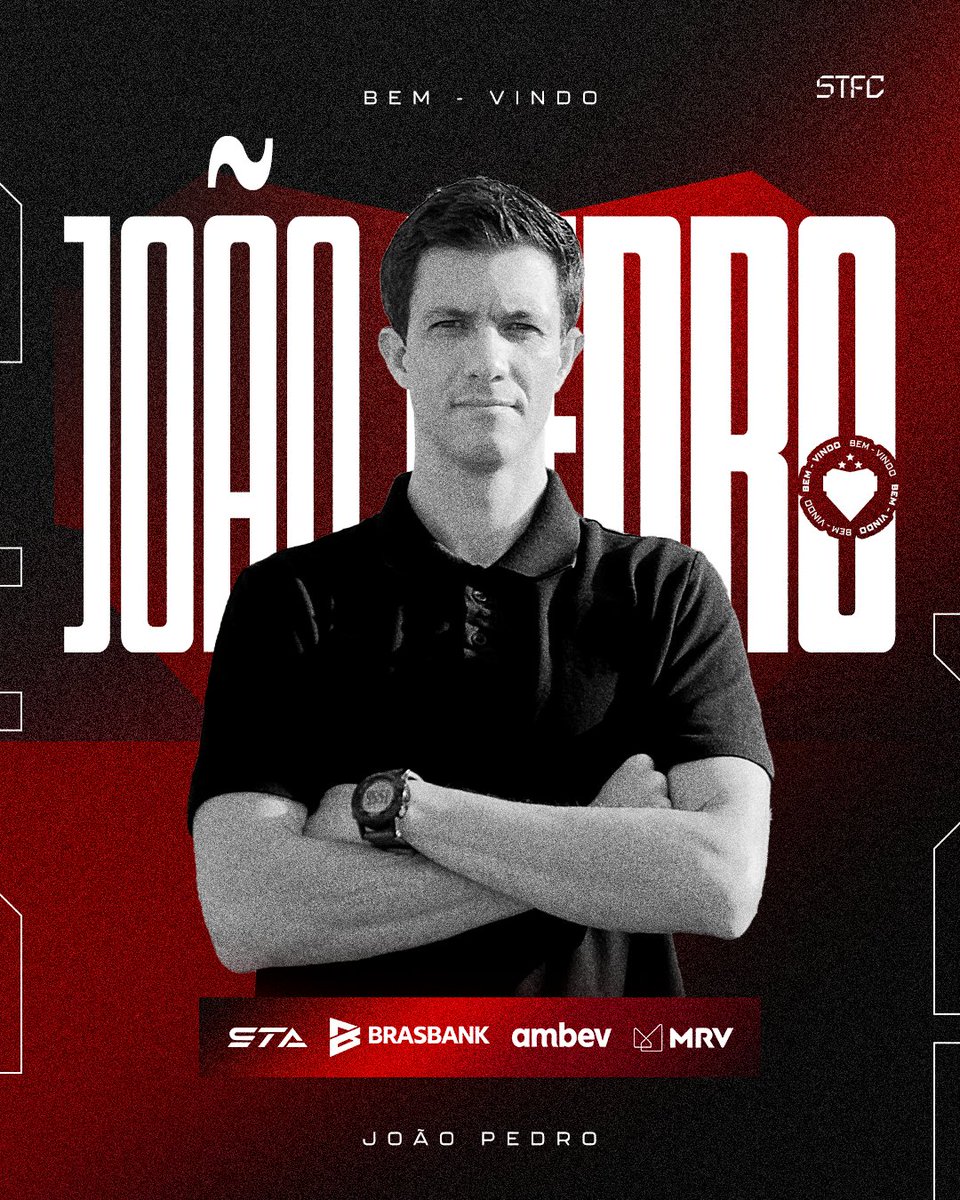 ✍️ João Pedro é o novo técnico do Santo Antônio!

O treinador, bicampeão da NorNordeste e com passagens em clubes como Recifense, Camburi, Babilônia e Petrópolis, assinou contrato até 31 de dezembro de 2027.

>>> Saiba mais: brasfoott.wixsite.com/stfc-net

#VamosTricolor 🇾🇪