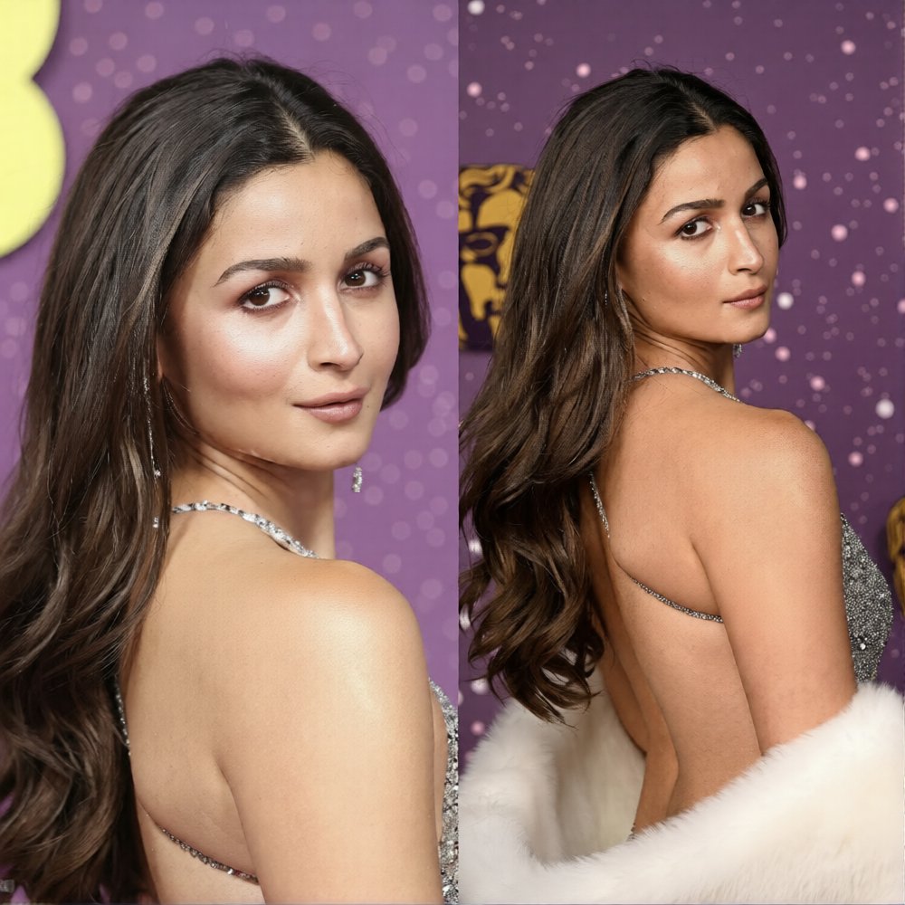 Alia Bhatt is absolutely stunning in these pictures! ✨ Her elegance truly shines through. What a captivating presence! 😍💖 
#AliaBhatt