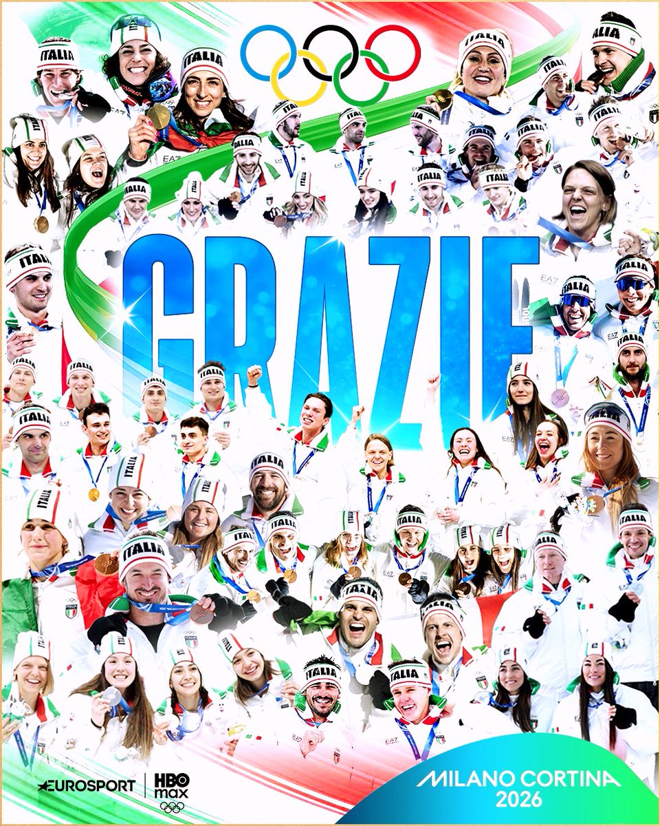 I Giochi Olimpici di Milano-Cortina si sono rivelati trionfali per la spedizione azzurra.

L’ITALIA, per la terza volta nella storia, si è attestata al quarto posto nel medagliere infrangendo le inedite barriere delle 10 vittorie e dei 30 podi.

Per trovare Paesi capaci di