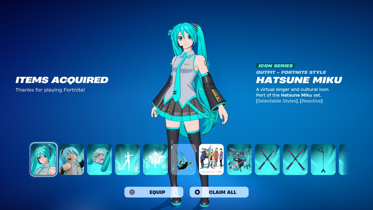 HATSUNE MIKU SKIN RETURN RELEASE DATE IN FORTNITE ITEM SHOP 2026!

youtu.be/ZJe2YHmtgrY
