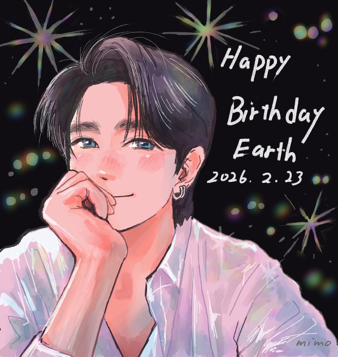 MkCsrl's tweet photo. ✨Earth お誕生日おめでとう✨
キラキラとした楽しい事にたくさん出会える一年になりますように…☺️🌟
#Happy32ndEarthDay
#EarthPirapat  @Earth_Pirapat https://t.co/kumc8EWxxK