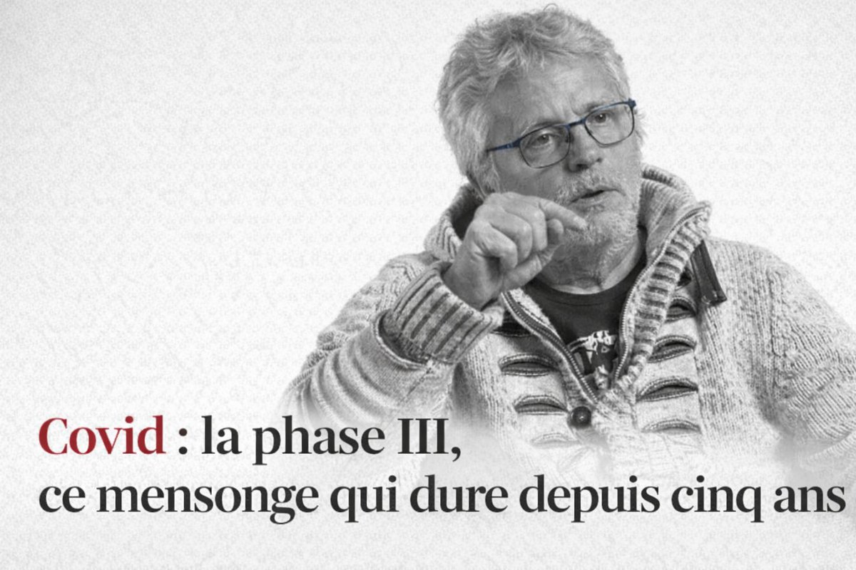 Marc Doyer gagne une bataille : Le vaccin administré à la hâte à des millions de Français était encore en phase III d'essais cliniques lemediaen442.fr/marc-doyer-gag…

L’histoire est cruelle pour les ministres qui prenaient les Français pour des imbéciles : elle finit toujours par leur