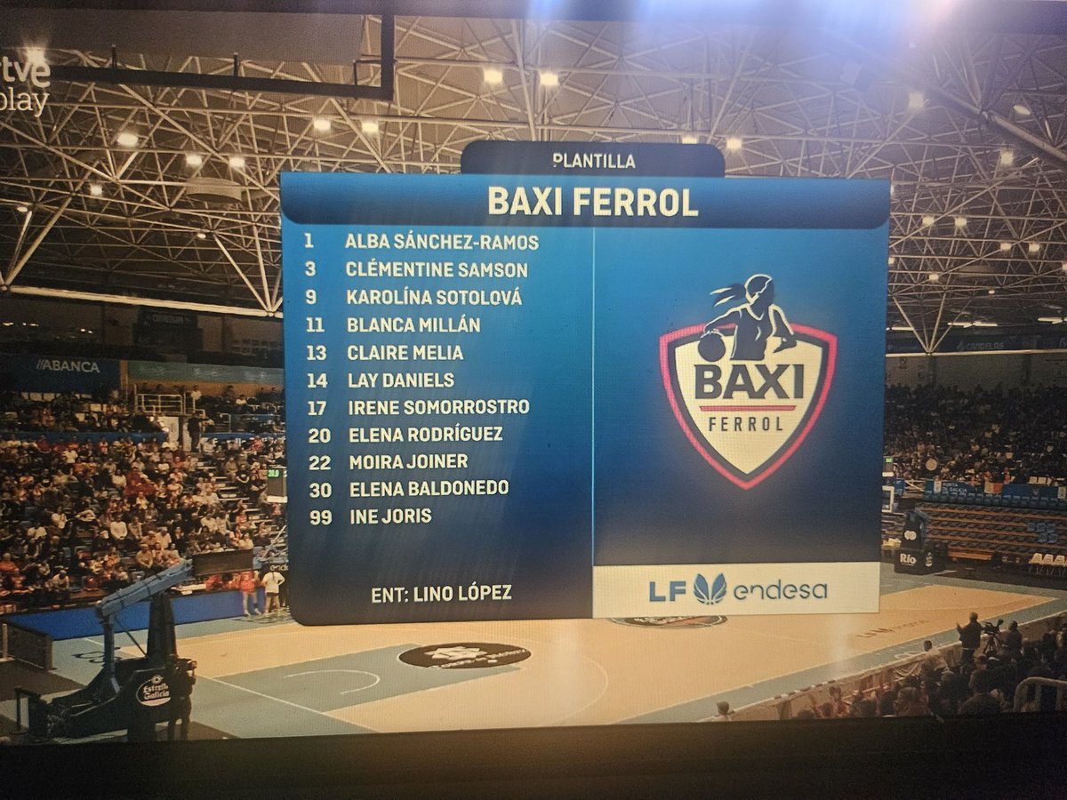 EvaMFerrol's tweet image. 🔵 Ambientazo ferrolano en Lugo!!! Envidia por no haber podido ir, pero lo sigo desde casa convencida de que las chicas del @UniFerrol serán animadas por más de medio millar de personas. Vaaaamoss!!!!🏀💪🏼 #EseUni #Ferrol #Bravas