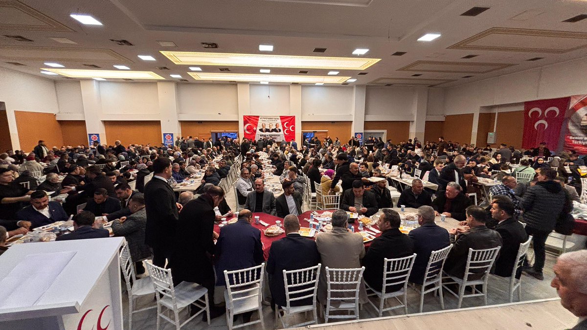 VeyselSahinMhp's tweet photo. Torbalı İlçe Teşkilatımızın düzenlediği Birlik ve Beraberlik iftarında kıymetli hemşehrilerimizle aynı sofrada buluşmanın mutluluğunu yaşadık.

Ramazan’ın bereketini, kardeşliğin sıcaklığını ve davamızın kararlılığını bir kez daha hissettik.

İlçe Başkanımız Veli Kaçar ve Yönetim Kurulu Üyeleri’ne emekleri ve misafirperverlikleri için teşekkür ediyorum.