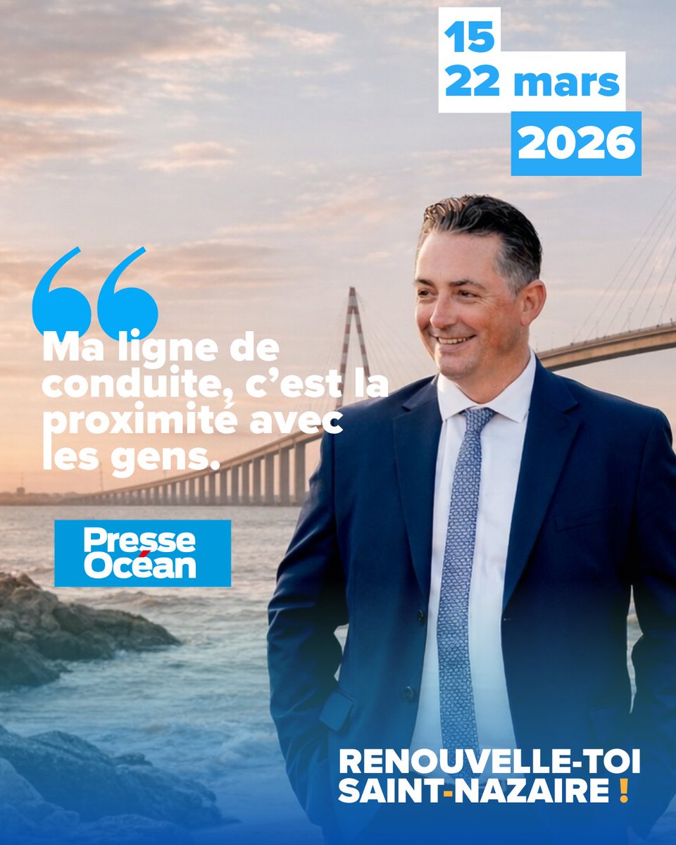 Retrouvez mon interview aux côtés de plusieurs colistiers pour présenter notre liste et détailler nos priorités pour les 100 premiers jours de mandat, si les Nazairiens nous accordent leur confiance.

#RN #UDR #SaintNazaire #Municipales

👉 Presse Océan 
ouest-france.fr/elections/muni…
