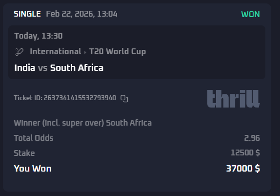 GOTTA BELIEVE IN THOSE SOUTH AFRICANS BREV