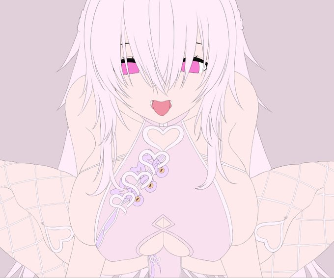 前垂れって便利でえっちで素晴らしいね、と思いつつ今夜は意識を失うまで塗ります。 