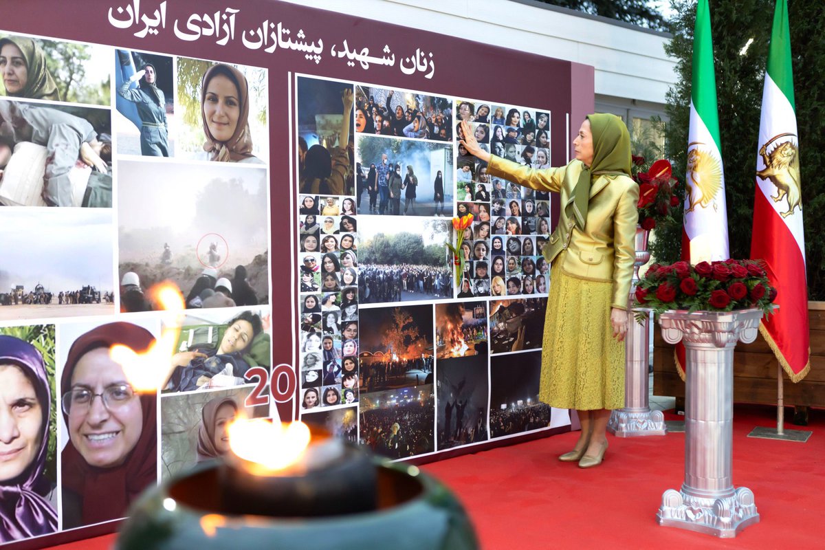 boghche's tweet image. Reply to @Maryam_Rajavi 
Thank you for honoring the heroic women who gave their lives for Iran’s freedom.

Their sacrifice is the foundation of the Women
Resistance Freedom movement, and the future of a democratic Iran.
#WomenForce4Change #IWD2026