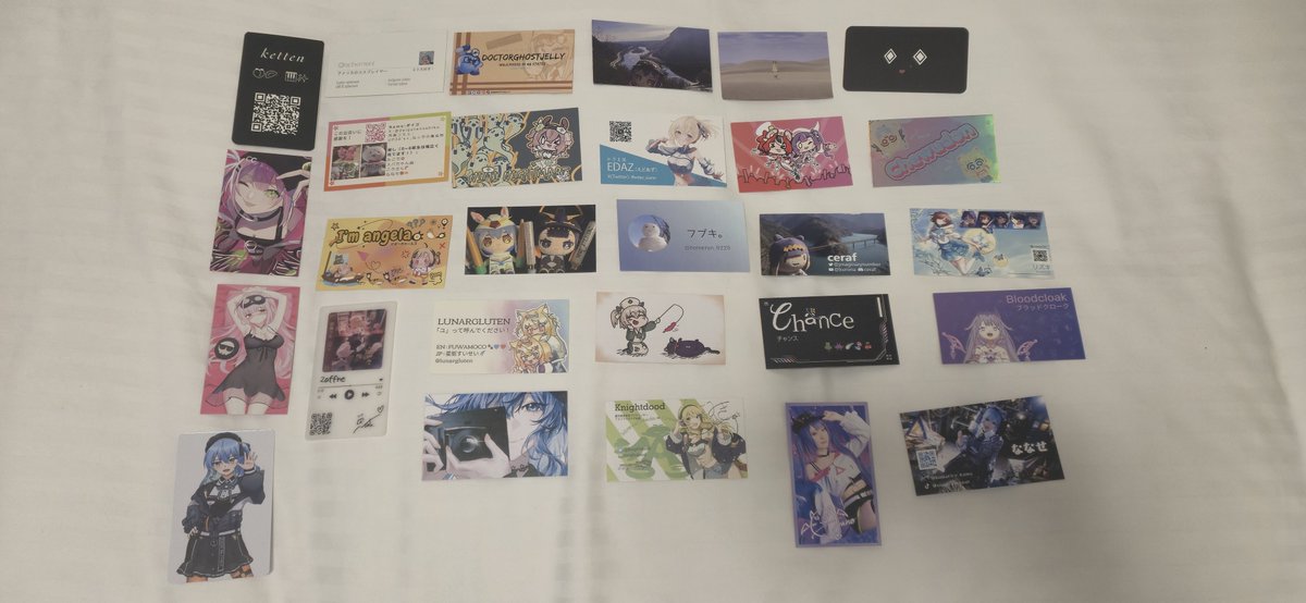 名刺ありがとうございます~! Thank you for the Namecards~! 🤝🏻