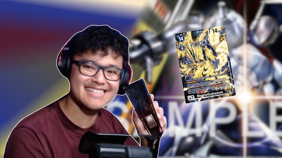 [NEW VIDEO]
It's been a LONG time coming...after YEARS of attempts I FINALLY got my Worlds Invite!

Here's the deck I used to get 3RD PLACE at Bandai Card Fest - LAS VEGAS!!

Enjoy the content ~

youtu.be/GF_lkuQIjxc

#digimon #digimontcg