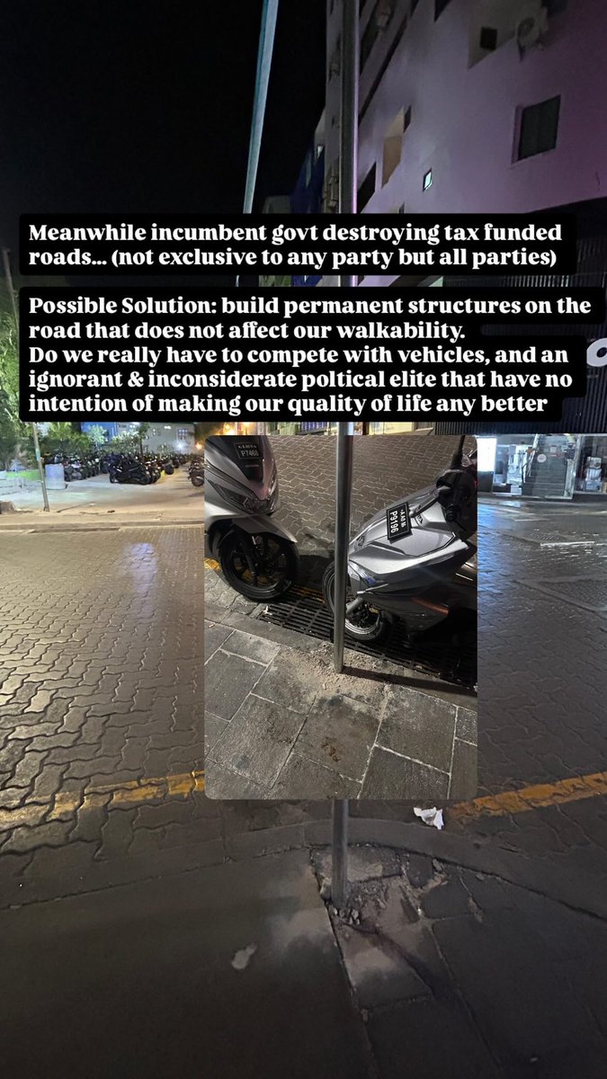 This is absolutely insane! People came out in droves with no <a href="/MaleCitymv/">Malé City Council</a> oversight 

ހިތުހުރި ގޮތަކަށް ދެން ދައުލަތުގެ މުދާ ފުނޑަންވީތަ؟ ފުނޑާފަ ގޮސް މިލިއަނުން މަގު މަރާމާތު ކުރަން <a href="/rdcmaldives/">Road Development Corporation Ltd</a> އޮއްވަވެސް ދެންމެ އުފަންވީ ކުންފުންޔަކަށް ލާރި ކޮޅު. މީ ބޮޑު ވަބާއެއްނު؟؟