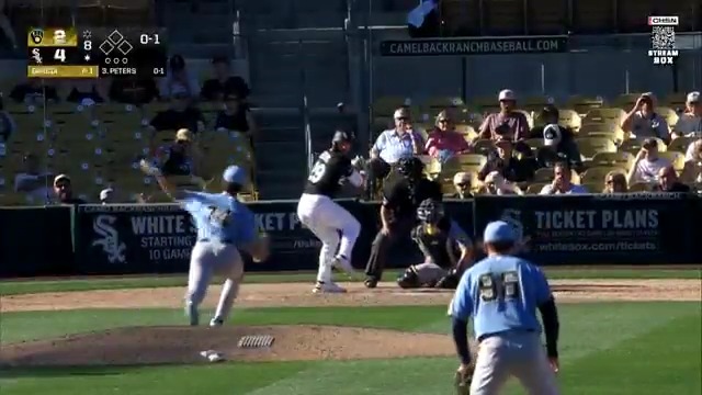 Tristan Peters CRUSHED that baseball 💥