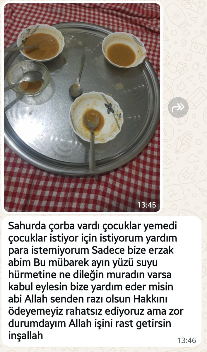 Yet Kücükçekmece
3 cocuklu annemizr gıda desteği gerekli 
Market borcundan dolayı gıda alamıyorlar .
