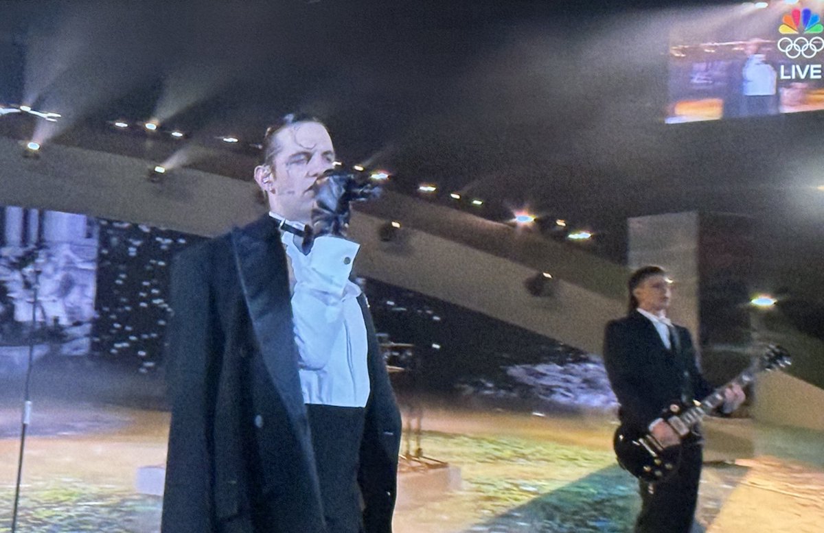 I don’t know who this is, so I’m going with “My Chemical Roma-nce” for the Italian flair. #ClosingCeremonies #NBC #Olympics #Italy