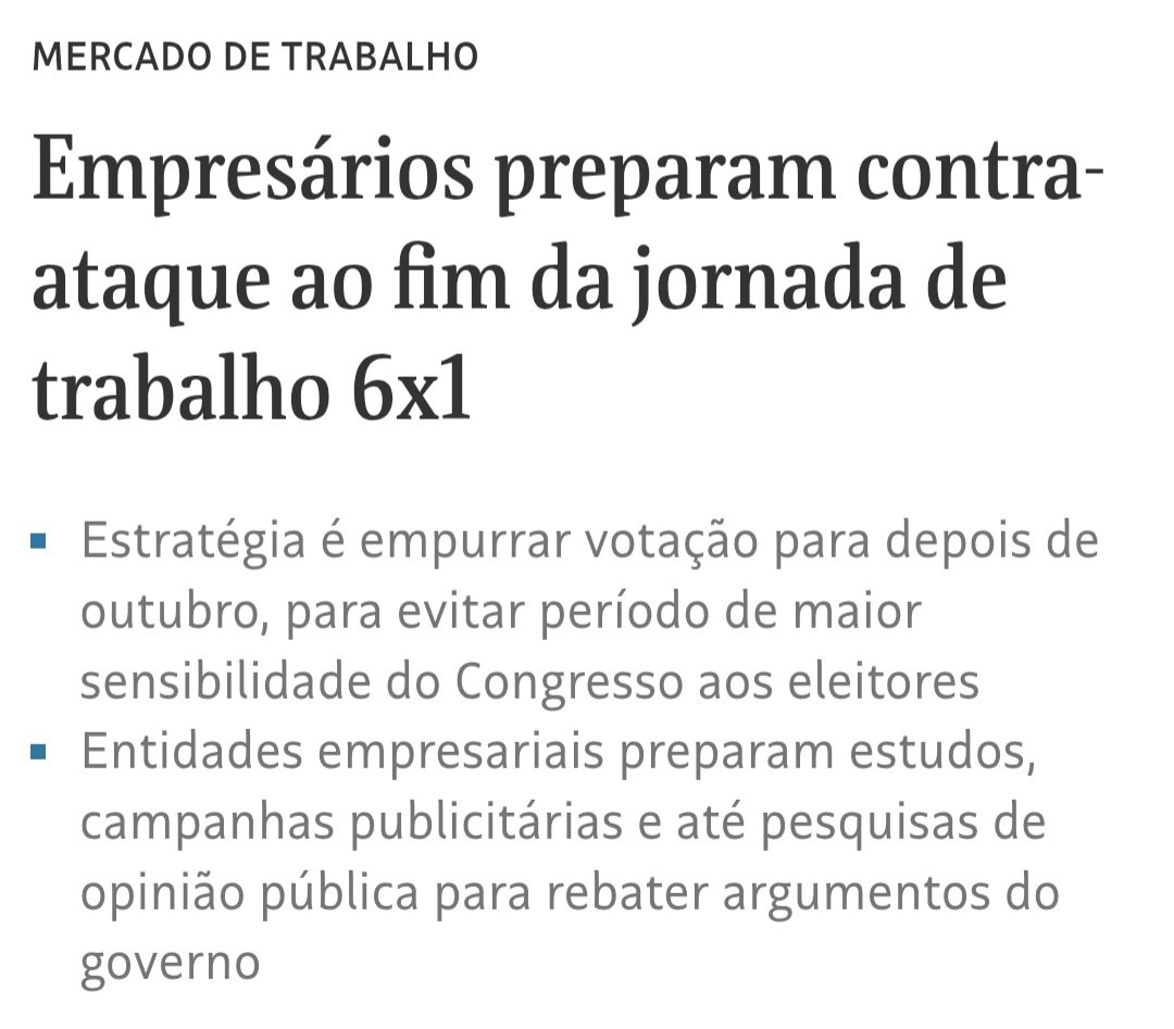 É impressionante. São os mesmos argumentos, OS MESMOS, dos que eram contra o fim da escravidão no Brasil. Iria arrebentar a economia, reduzir a competitividade, blá-blá-blá. Alô, LAURENTINO GOMES, você precisa ir ao Congresso Nacional falar sobre ESCRAVIDÃO.