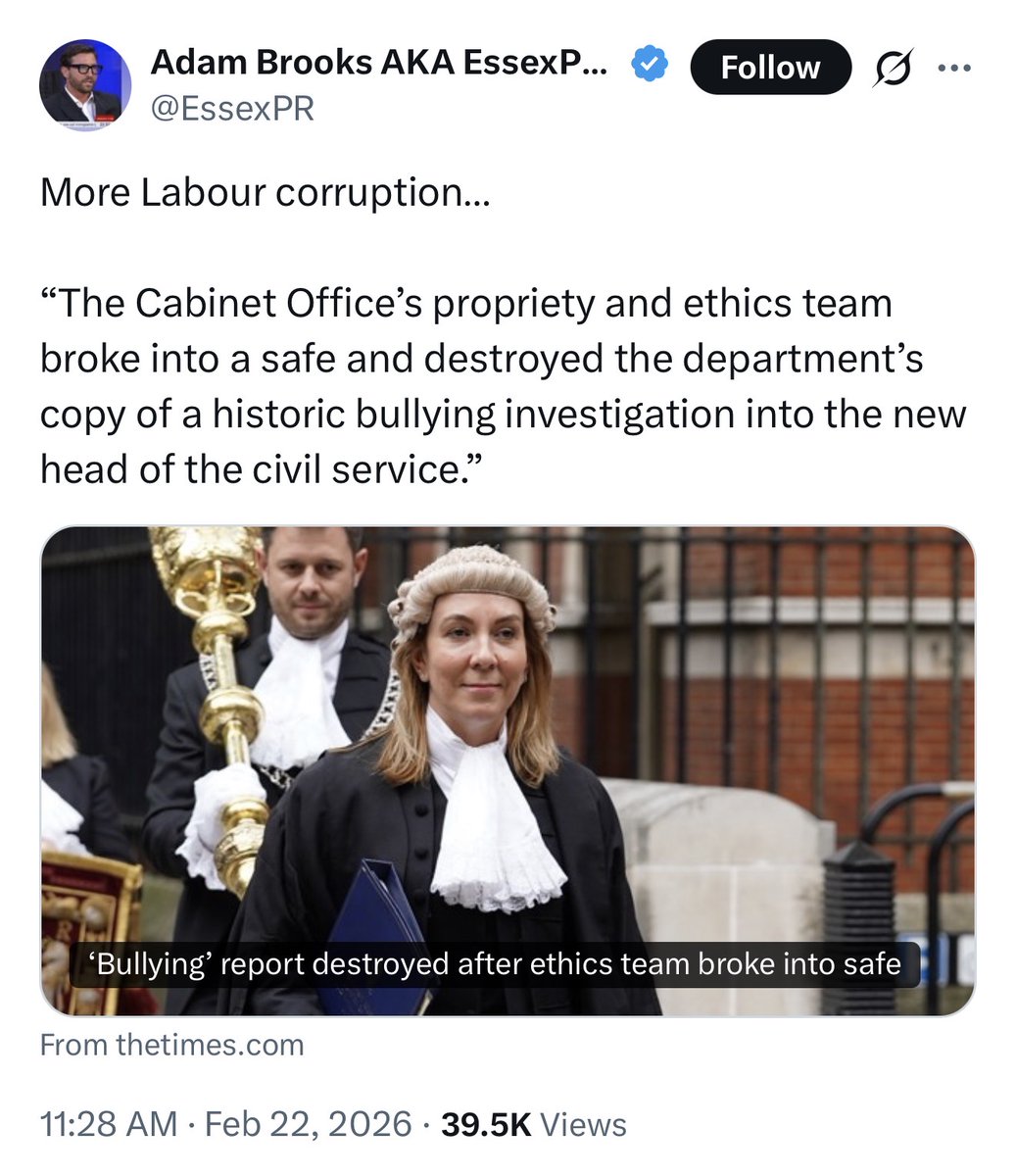 NotATory_Kent's tweet photo. Old @EssexPR Adam Brooks hoping his scoop will bring some more twitter coin to his pocket.
Shame he is just as lazy as his counterparts and just blindly follows his lords. The story is years old. When his other pin ups were in power.
What a toss pot.
#adamBrooks
#beardedClam https://t.co/rTsT5pDu3Z