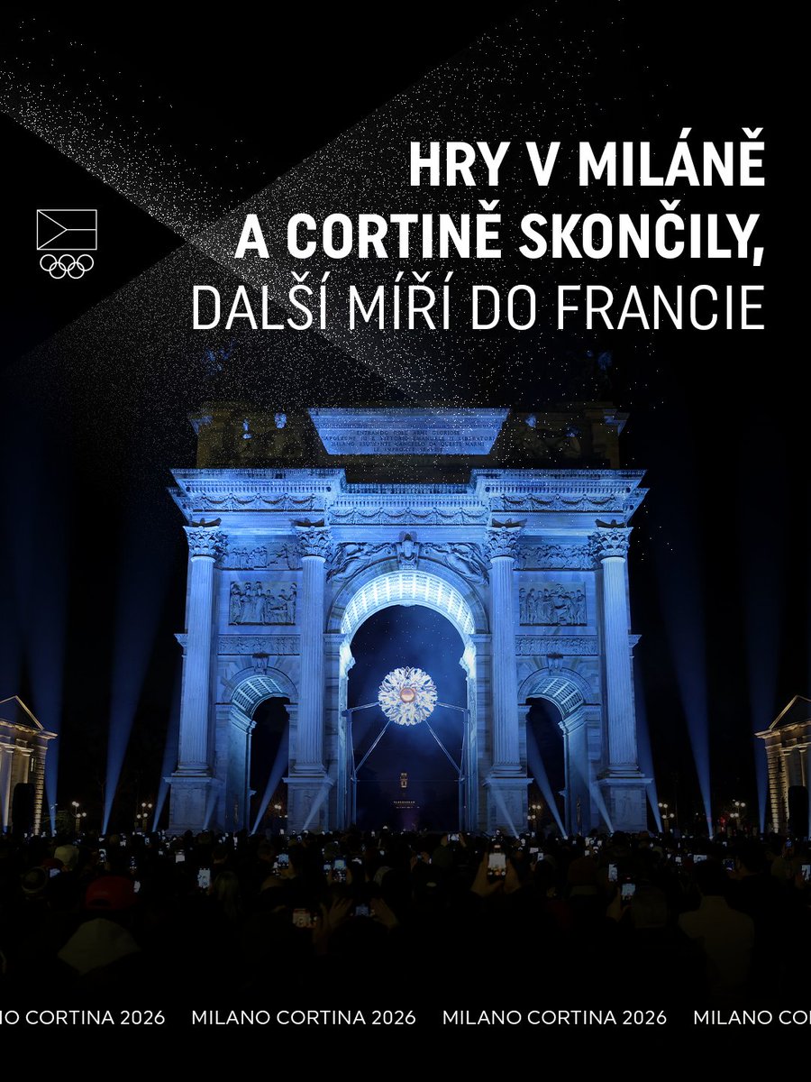 olympijskytym's tweet photo. XXV. zimní olympijské hry @milanocortina26 jsou u konce! 🥹 Ale olympijská myšlenka žije dál. Za čtyři roky se vidíme ve Francouzských Alpách. 👋🏻 CIAO! #pojd https://t.co/ORam3Rrnhn