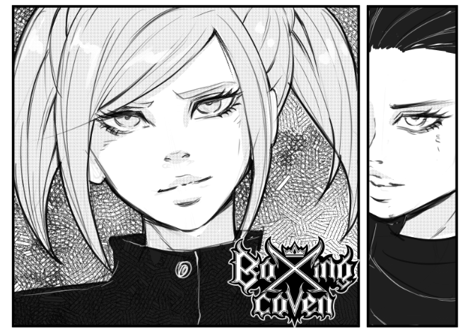 FASSLAYER's tweet photo. Very soon!, Boxing Coven chapter 2 receives its latest update.
Refined pages + tweaks + new scenes.
This project is constantly being built, be a part of it!
https://t.co/Qe1cV5aMba
#boxingcoven #boxingwomen #boxingcomic #boxingart https://t.co/sSQzMroXzu
