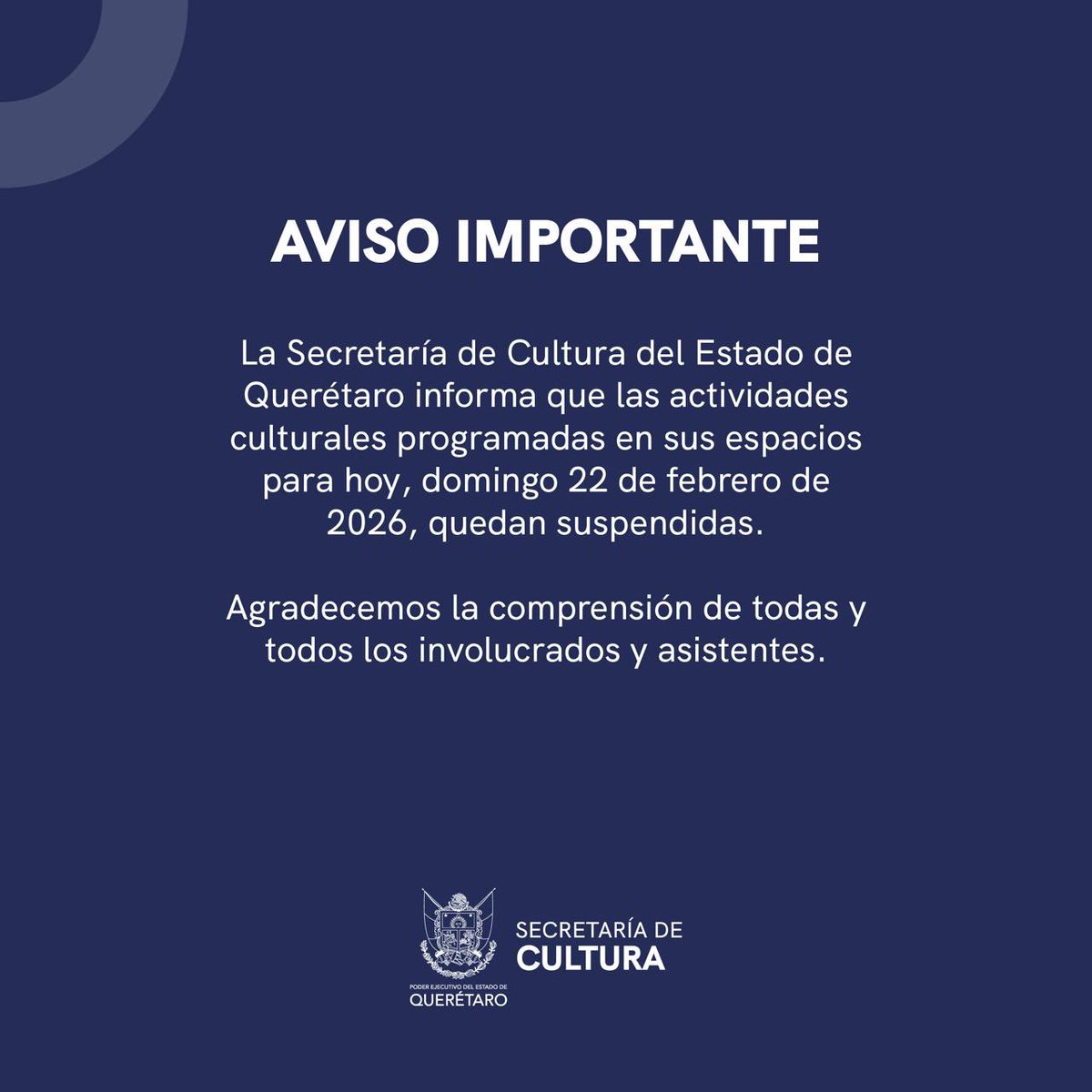 Secretaría de Cultura del Estado de Querétaro tweet media