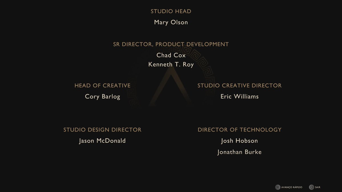 🚨📈Eric Williams, diretor de #GodOfWarRagnarok e inimigo n1 do <a href="/MFWThe/">MF</a>, foi PROMOVIDO à Diretor Criativo da Santa Monica Studio!!!
O novo cargo de Cory Barlog é o de Chefe de Criação. Vc acha que o estúdio está em boas mãos???
#GodofWarTrilogyRemake #GodOfWarSonsOfSparta