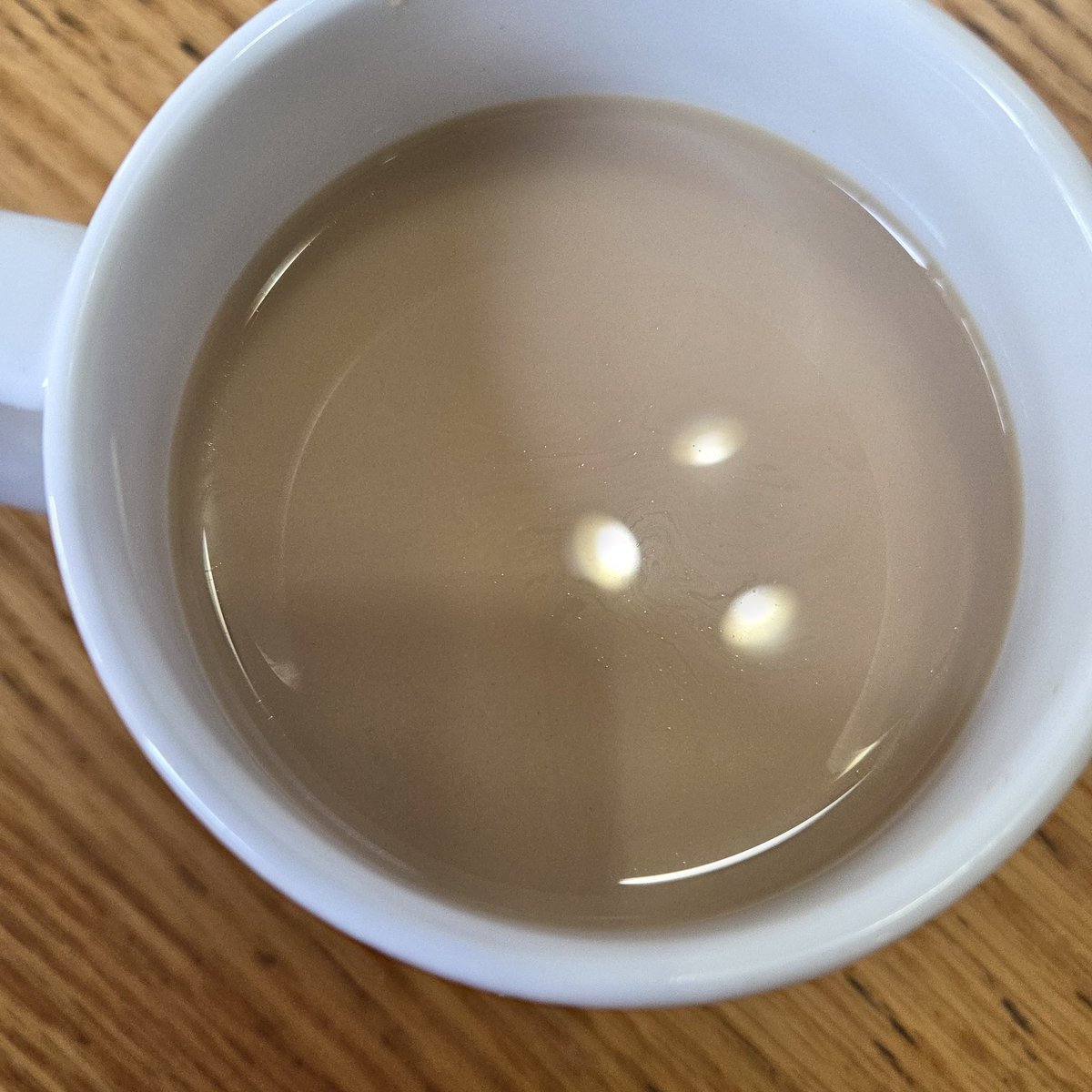 Third cup, might have to write some pomes