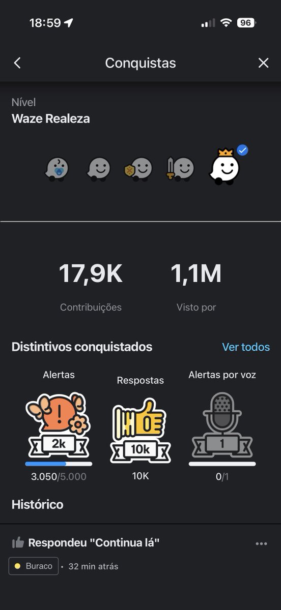 Qual seu nível no GPS WAZE? 😎