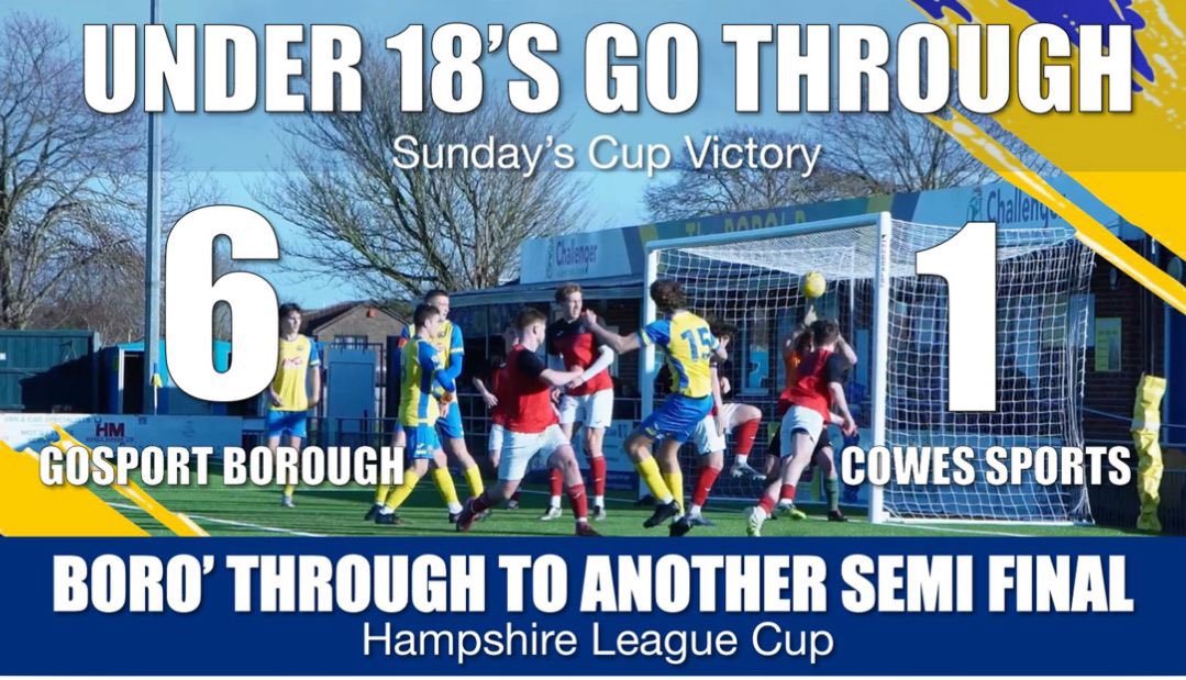 💬 Read what U18’s manager Zak Sharp had to say following the side’s win today.

Available to read here 👇
🔗: gosportboroughfc.com

#UpTheBoro #UTB