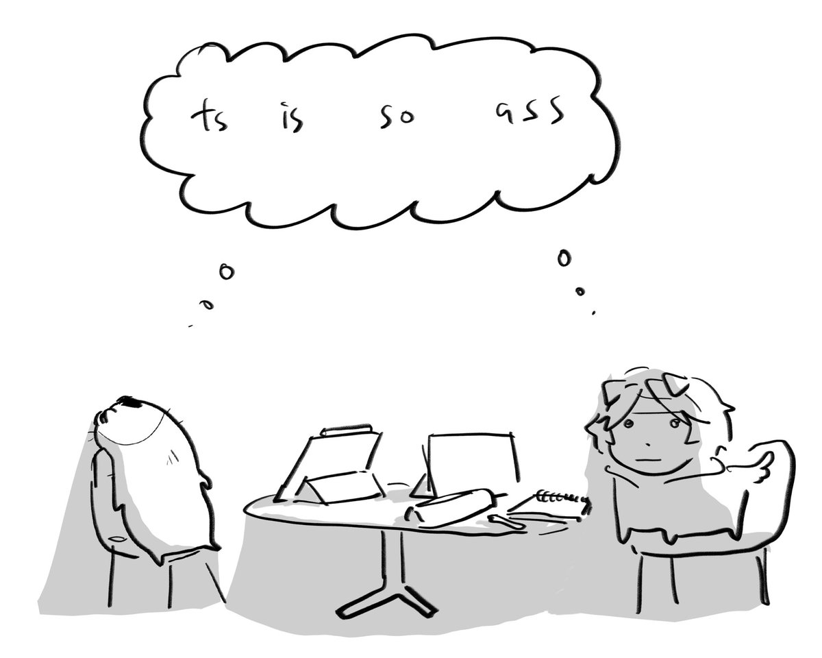 moolioli's tweet image. studying for midterms in a cafe with a friend