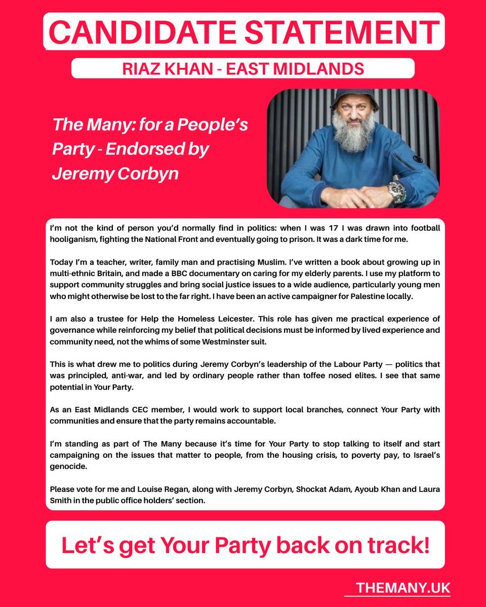 Less than a day left! We have to focus on what matters to the broader public now. Poverty, the failing SEND system, stagnant wages, cruel benefit systems, marginalised communities being used as political footballs.. We must do better! 

Vote for <a href="/TheManyYP/">The Many</a> for real change