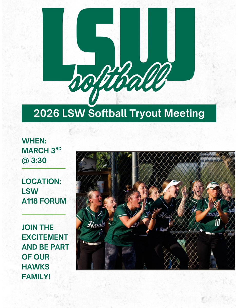 LSW Softball tweet media